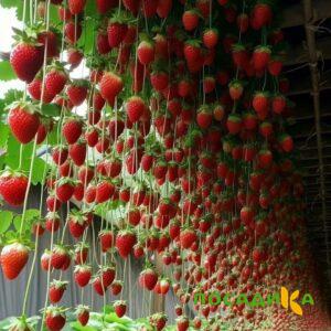 Клубника ампельная Анастасия купить по цене от 370р. в интернет-магазине «Посадика» с доставкой почтой в в Воскресенске и по всей России – [изображение №1].
